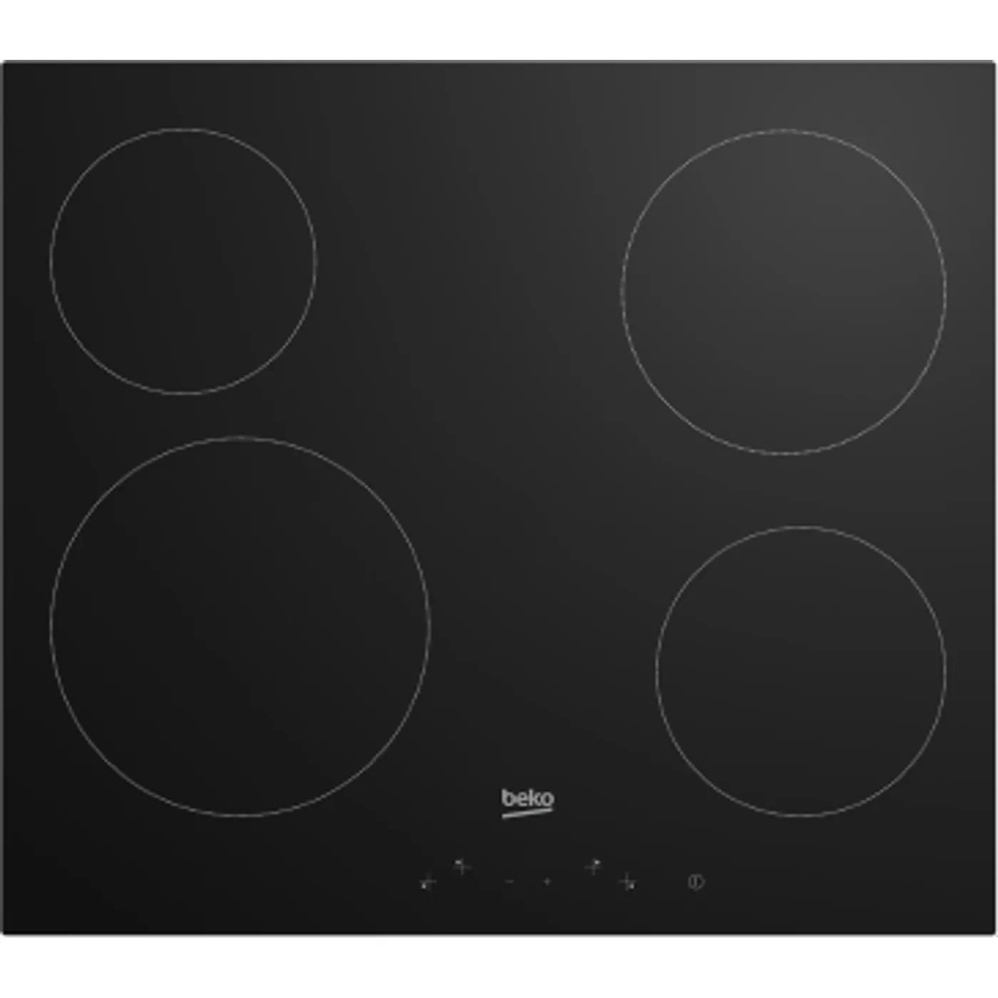 [540031920432] Beko HIC 64401 Ceramic Hob Black 58x51cm 6800W