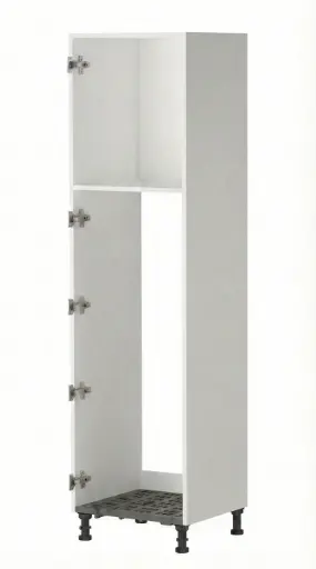 [540031920673] QUADRA Meuble Colonne - meuble de frigo 2 portes